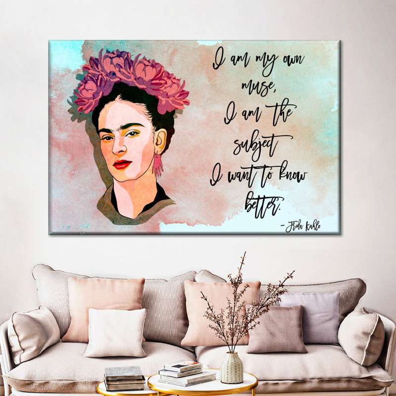 My My Muse Frida Kahlo, reproduction sur toile, H 20 po x l 30 po x P 1,25 po