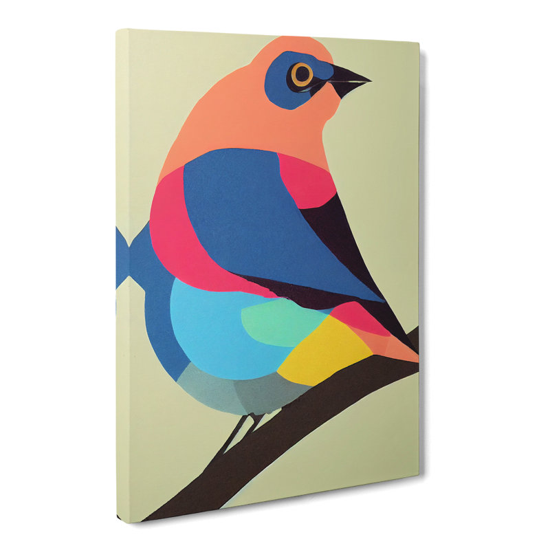 Bird Avant Garde - Wrapped Canvas, 50cm H x 35cm W x 3cm D