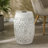 Lumi Solar-Lighted Iron Side Table-1816305162