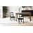 Imon 17.1" Wide Modern Farmhouse Style Curved Slat Back Dining Chairs