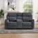 75.6'' Wide Modern And Overstuffed Soft Power Reclining Loveseat Sofa With Center Console