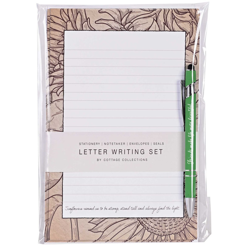 Journal Stationery Set Sunflowers