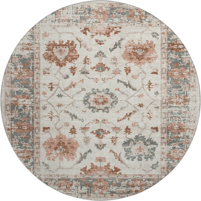 Premium Machine Washable Pirtle Border Rug