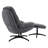 Hearl Swivel Lounge Chair With Ottoman-1319403116