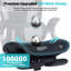 Chaise de bureau ergonomique en filet avec support lombaire 3D, accoudoirs rabattables 5D, appui-tête réglable, inclinaison à 135 °, repose-pieds et capacité de 400 lb.-2089348093