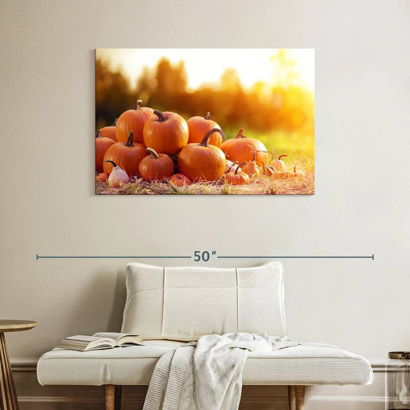 Récolte de citrouilles Yarlin, H 26 po x l 39 po