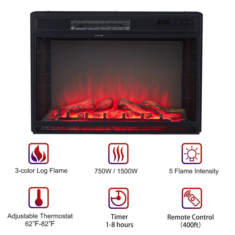 Symple Stuff Placerville 28'' W Electric Fireplace