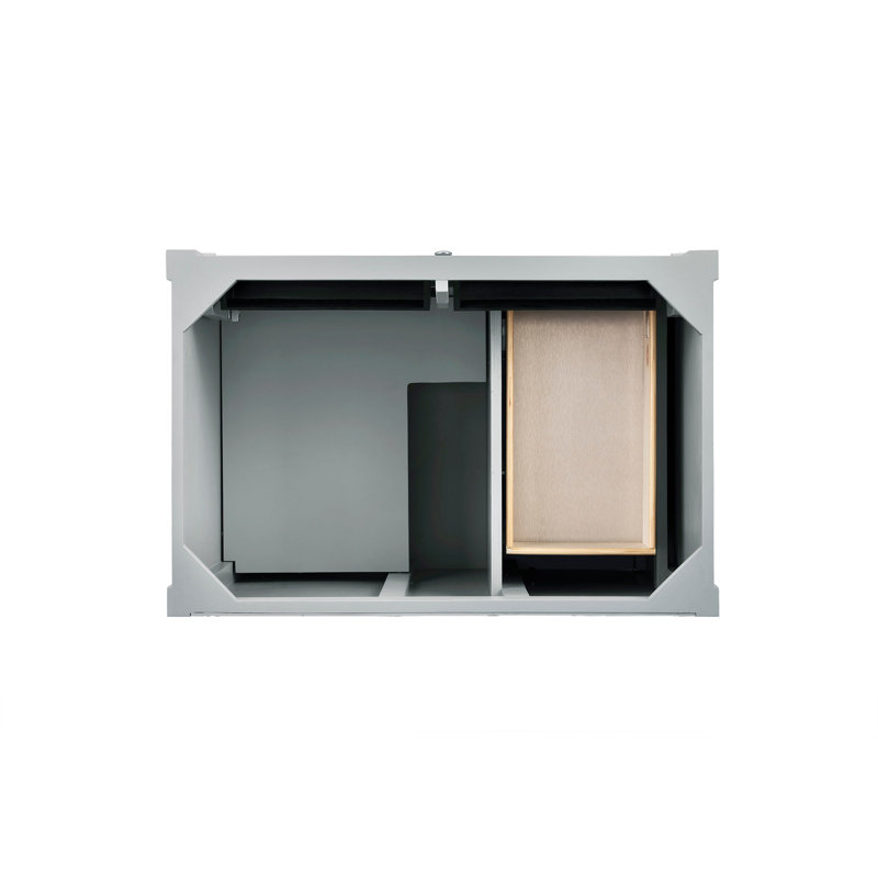 Brittany 36'' W Single Vanity, Urban Gray, Ethereal Noctis, 8" Widespread
