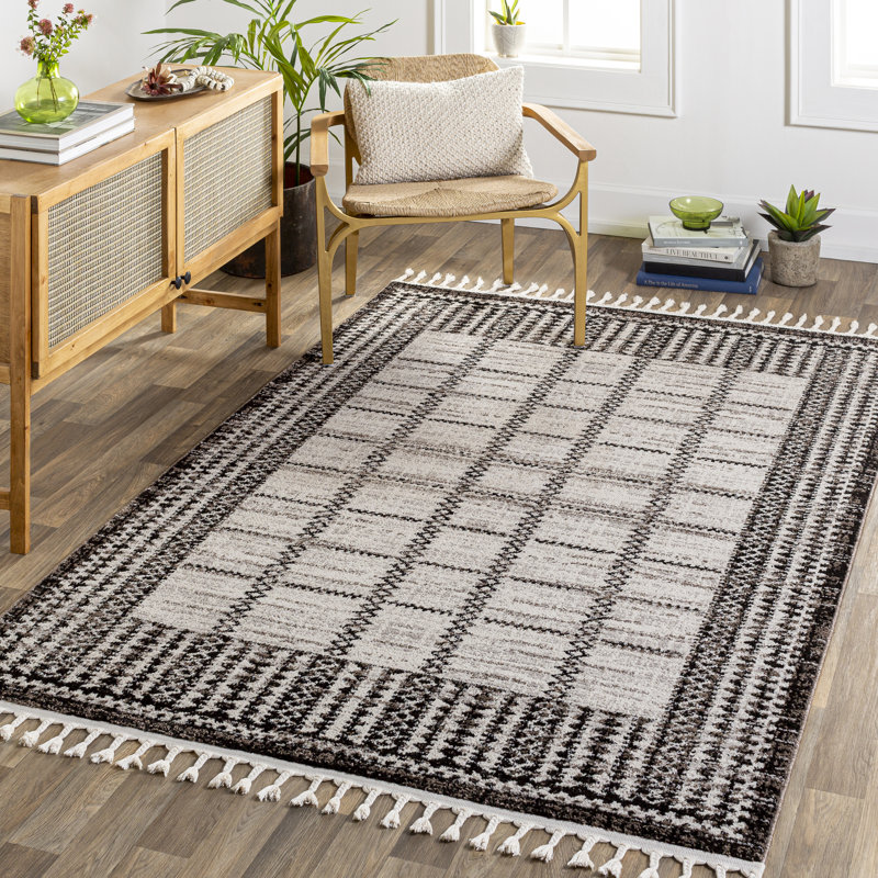 Moroccan Indoor Rug, Rectangle 9'2" x 12'
