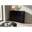 Commode noire à 10 tiroirs avec un style simple, une surface imperméable et un grand rangement, idéale pour l'organisation de la chambre à coucher, texture lisse, placards-1156150838
