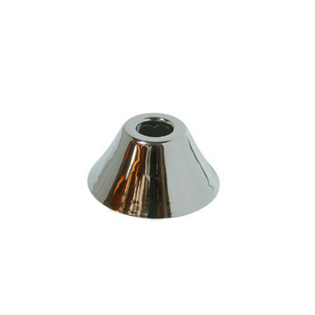 Decorative Escutcheon Bell Flange, Polished Chrome