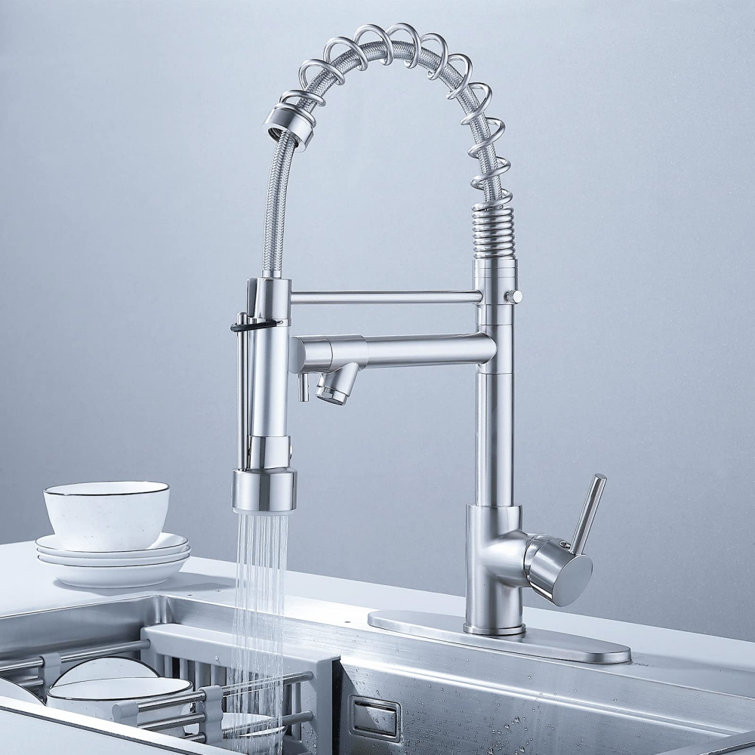 XWSI Pull Down Touch Kitchen Faucet | Wayfair