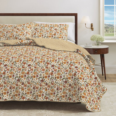 Ensemble de courtepointe Floral Meadow
