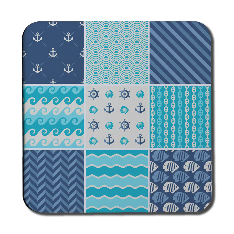 Square 6 Piece Coaster Set