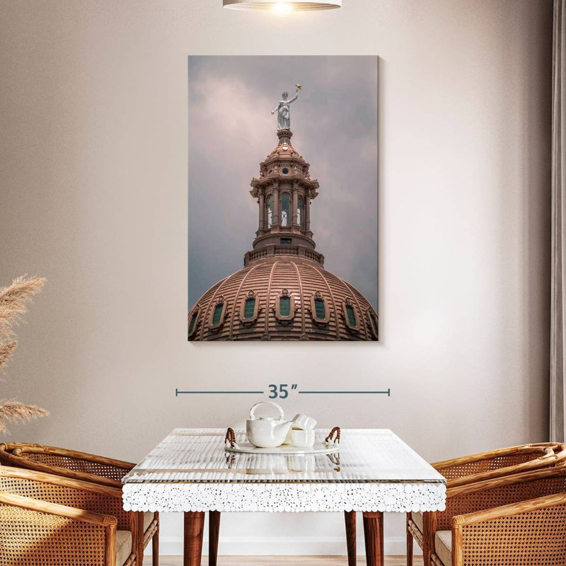 Aime Austin Texas Capitol Dome, 48" H x 32" W