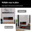 Carwyn Latitude Run Powder Coated Electric Fireplace-60776694