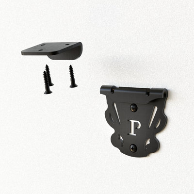 Pivot Ladder Black Wall Bracket Set
