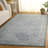 Micro-Loop 928 Hand Tufted Wool; Cotton Geometric Rug in Navy/Ivory-979975059