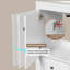 Meuble-lavabo simple 24 po avec comptoir en céramique Sharee, robinet et rebord ondulé Sharee-1669769864