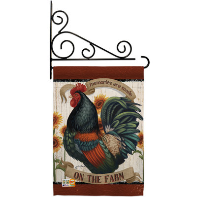 Double Sided 18.5'' H x 13'' W Polyester Animal Flag Set