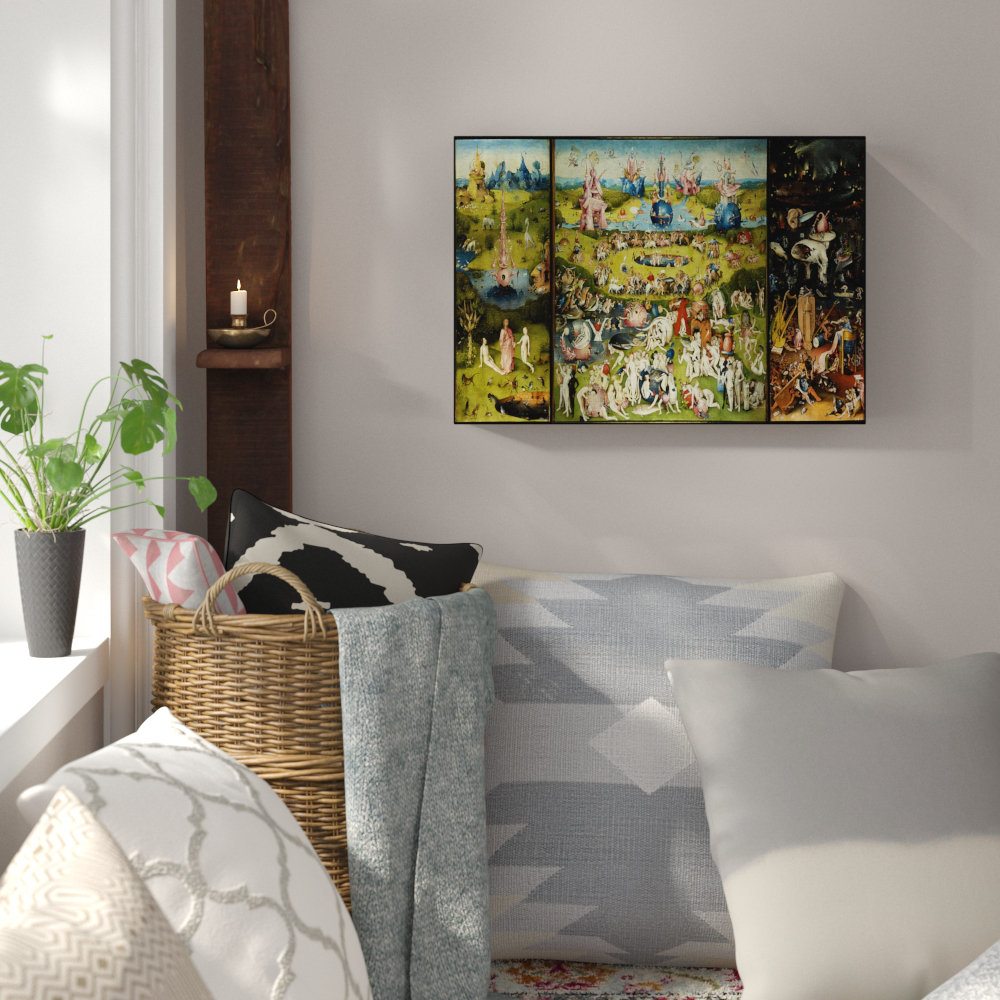 The Garden of Earthly Delights by Hieronymus Bosch - Wrapped Canvas