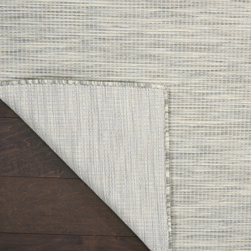Solid Colour Hand Woven Indoor / Outdoor Area Rug, Rectangle 122 x 183cm