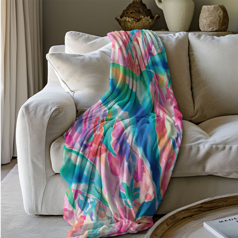 Island Patterns - 1 Piece Premium Blanket, Twin