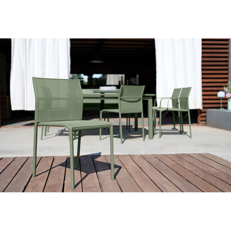 Cadiz Outdoor Dining Side Chair, Rosemary, 2
