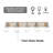 Ameriana 5 - Light Dimmable Vanity Light