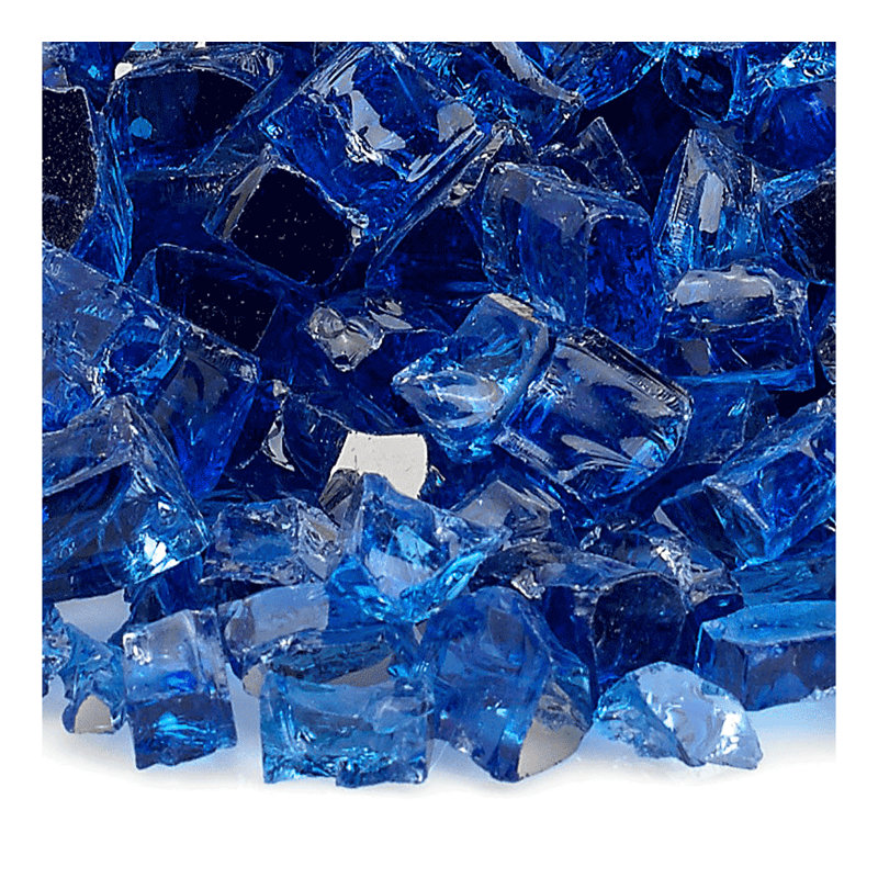 10 lb Verre de feu réfléchissant, Bleu de cobalt
