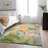 Cerrito Premium Machine Washable Cerrito AMF504 Blue Rug-103831624