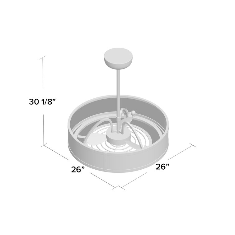 VENTILATORE PORTATILE FAN LIGHT BEYOND CREAM ART G032WE— LADUEMILA