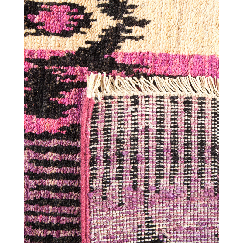 Contemporary One-of-a-Kind 6' 0" X 12' 1" Hand Knotted Area Rug