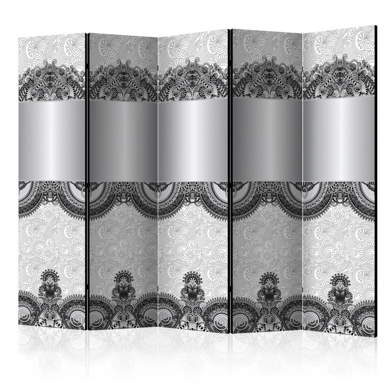 Carmine Solid Wood Folding Room Divider, 5