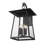 Solis 6 Light Outdoor Wall Light in Black