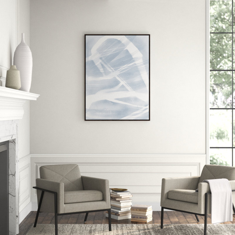 Light Touch II Print by Guseul Park, Glass Coat Framed, 41.5" H x 31.5" W