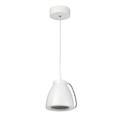 Araby 1 - Light White Painted LED Dome Pendant