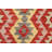 Sansome Geometric Flatweave Rectangle 2'2'' x 2'5'' Wool Area Rug in Red/Blue/Gold