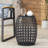 Patio End Table with Metal Frame,Round Top
