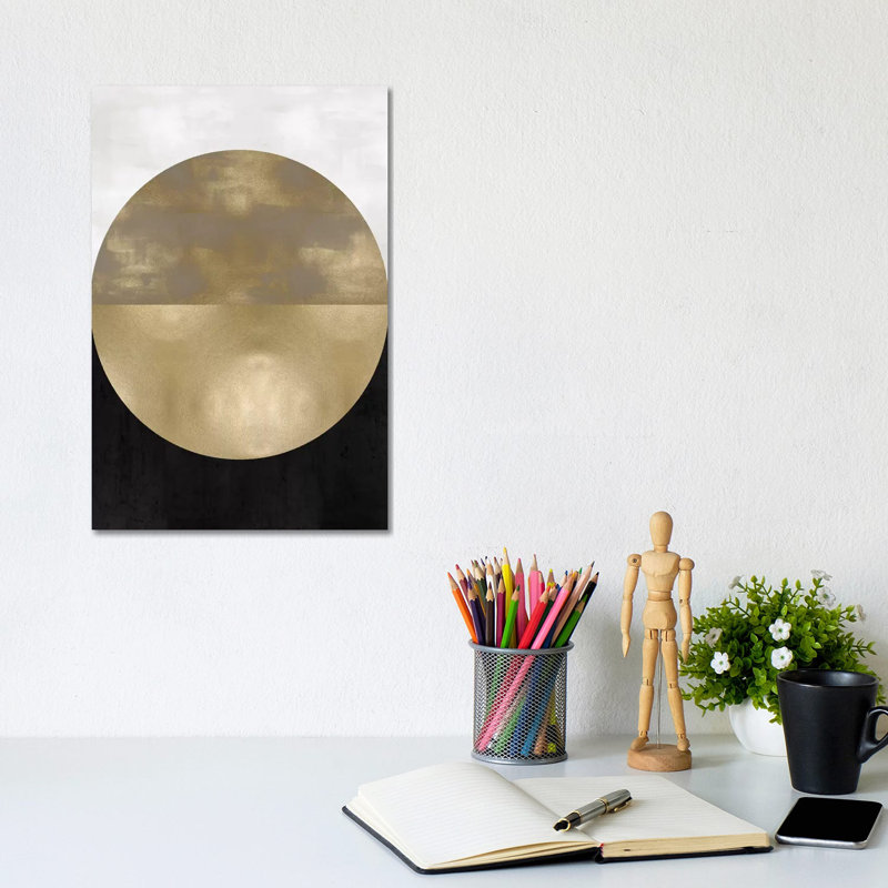 Gold Sphere- Gallery-Wrapped Canvas Giclée