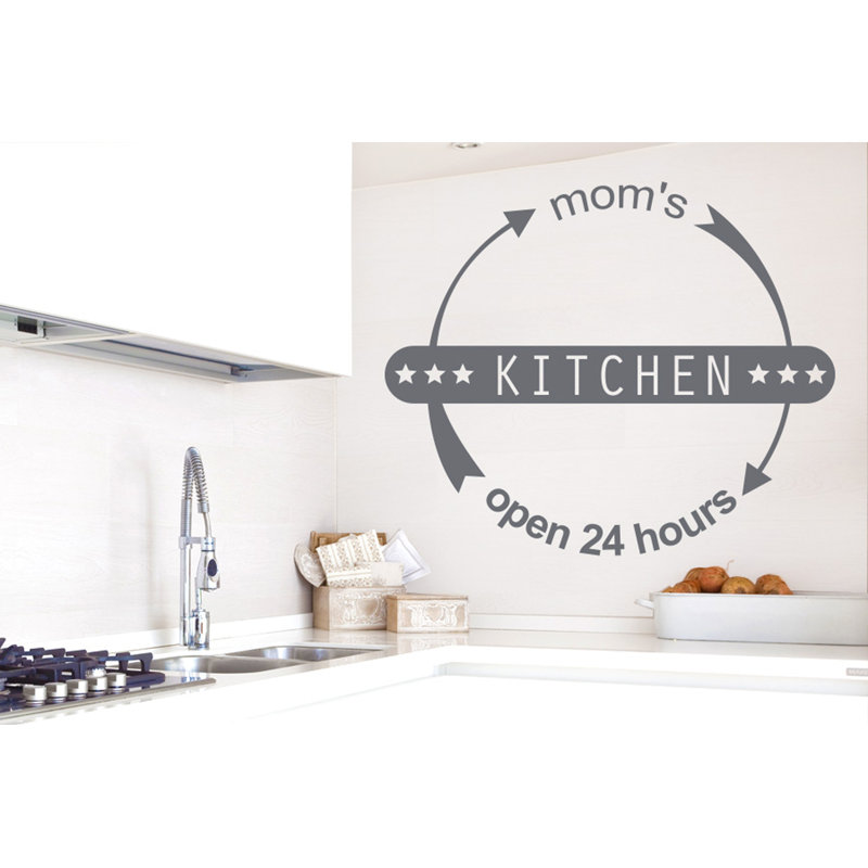 Wall Decal, Grey, Medium