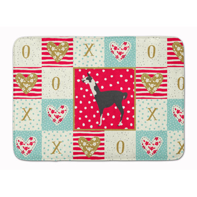 Harshad Patchwork Memory Foam Non-Skid Kitchen Mat