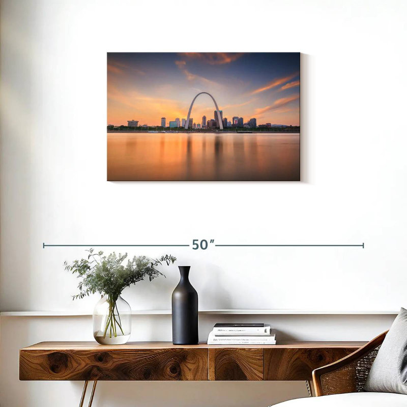 Senne St. Louis Sundown, 20" H x 30" W