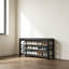 Banc d'entrée pour chaussures avec tablettes réglables-306276152