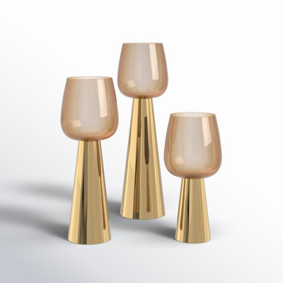 Merriweather 3 Piece Tabletop Candle Stand Set
