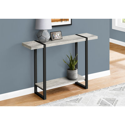 Accent Table, Console, Entryway, Narrow, Sofa, Living Room, Bedroom, Metal, Laminate