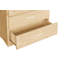 Commode à 4 tiroirs en bois au fini pin, parfaite pour les meubles de chambre organisés et élégants