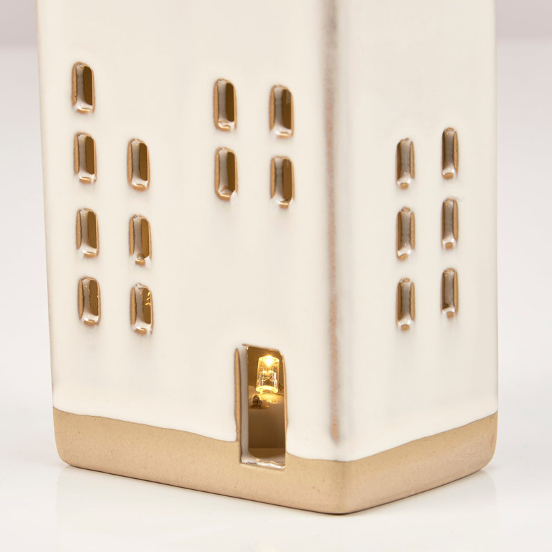 Primitives by Kathy Lighted House Figurine Set