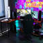 Bureau d'ordinateur en L 120 po