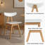 Ensemble de 2 chaises en bois 